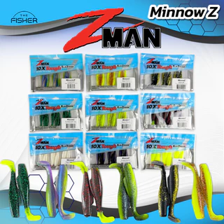 A12 เหยื่อปลายาง Z-Man รุ่น MINNOW ขนาด 3 นิ้ว (1ซอง 6ตัว)