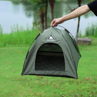 [แจกฟรีเสื่อเต็นท์] เต็นท์สัตว์เลี้ยง⛺️ บ้านแมว เต็นท์แคมปิ้ง เต็นท์แมว พกพา พับเก็บได้ แถมเบาะนุ่ม