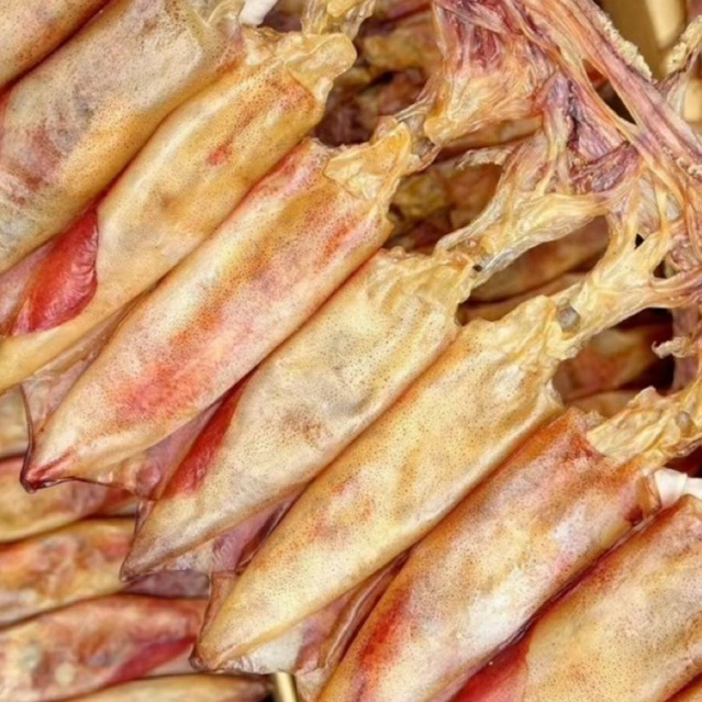 (200กรัม)หมึกแพไข่ แพสวย ไข่สวย สดใหม่ จากเมือง มหาชัย เจาะตาสะอาด