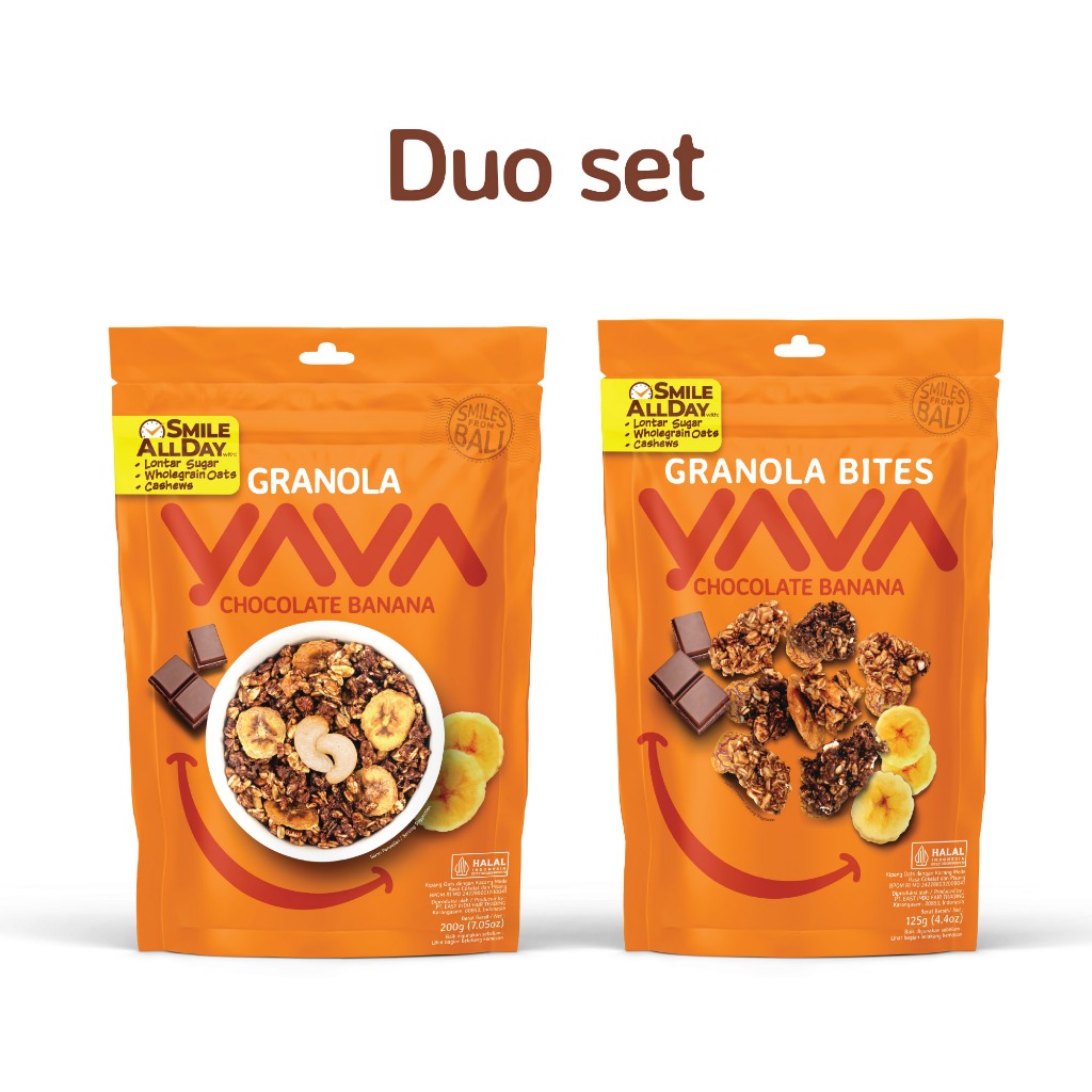 Duo Set /  Granola 200g. x 1 ชิ้น  + Granola Bites 125g. x 1 ชิ้น [เลือกรสชาติได้]