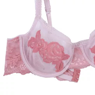 [Online Exclusive] BSC Lingerie ชุดชั้นในลูกไม้เซ็กซี่ มีโครง ผ้าซีทรู - BB1453