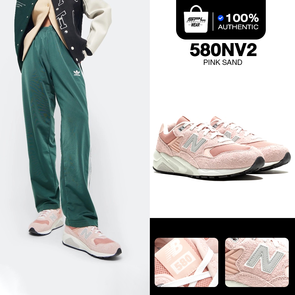 New Balance รองเท้าผ้าใบ รองเท้าแฟชั่น NB UX 580 Pink/White MT580NV2 (5800)
