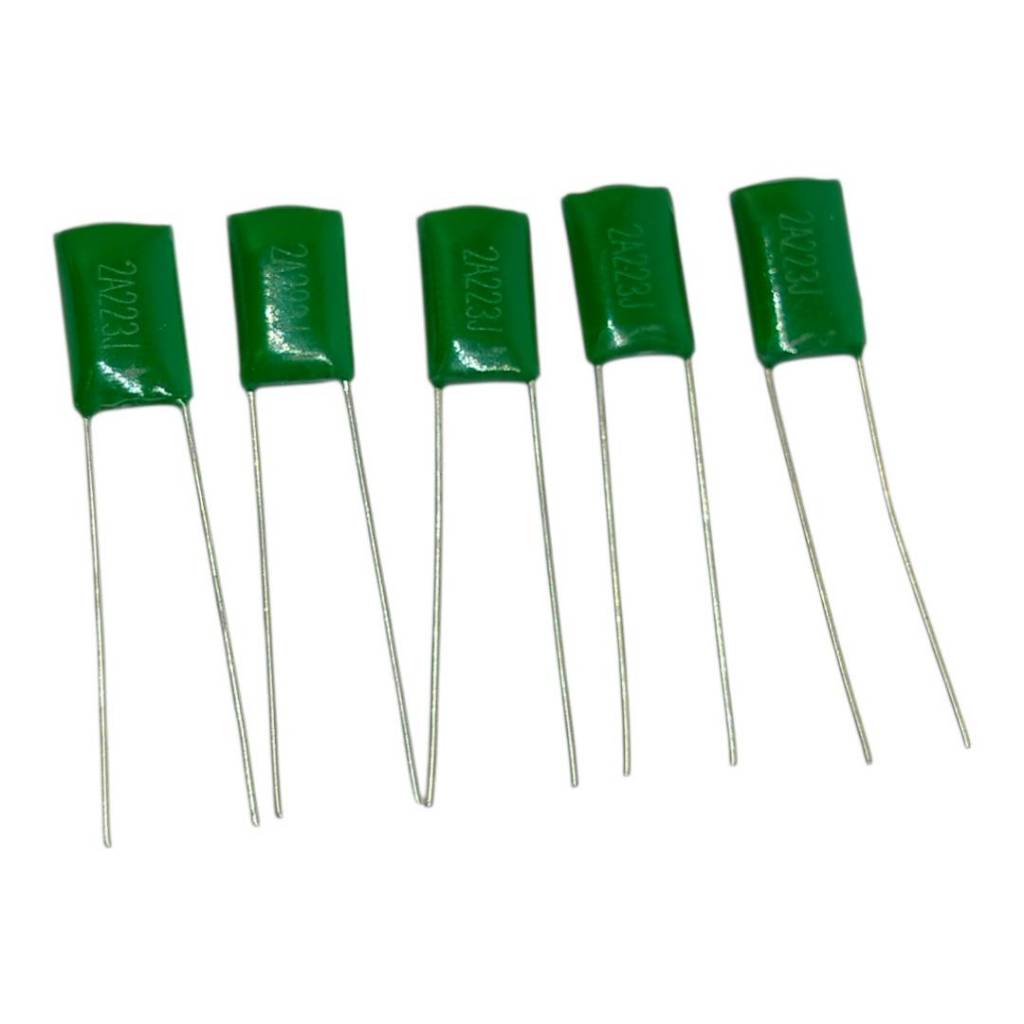 5pcs 223 100V 2A 223J ไมลาร์ คาปาซิเตอร์ ตัวเก็บประจุ Mylar capacitor