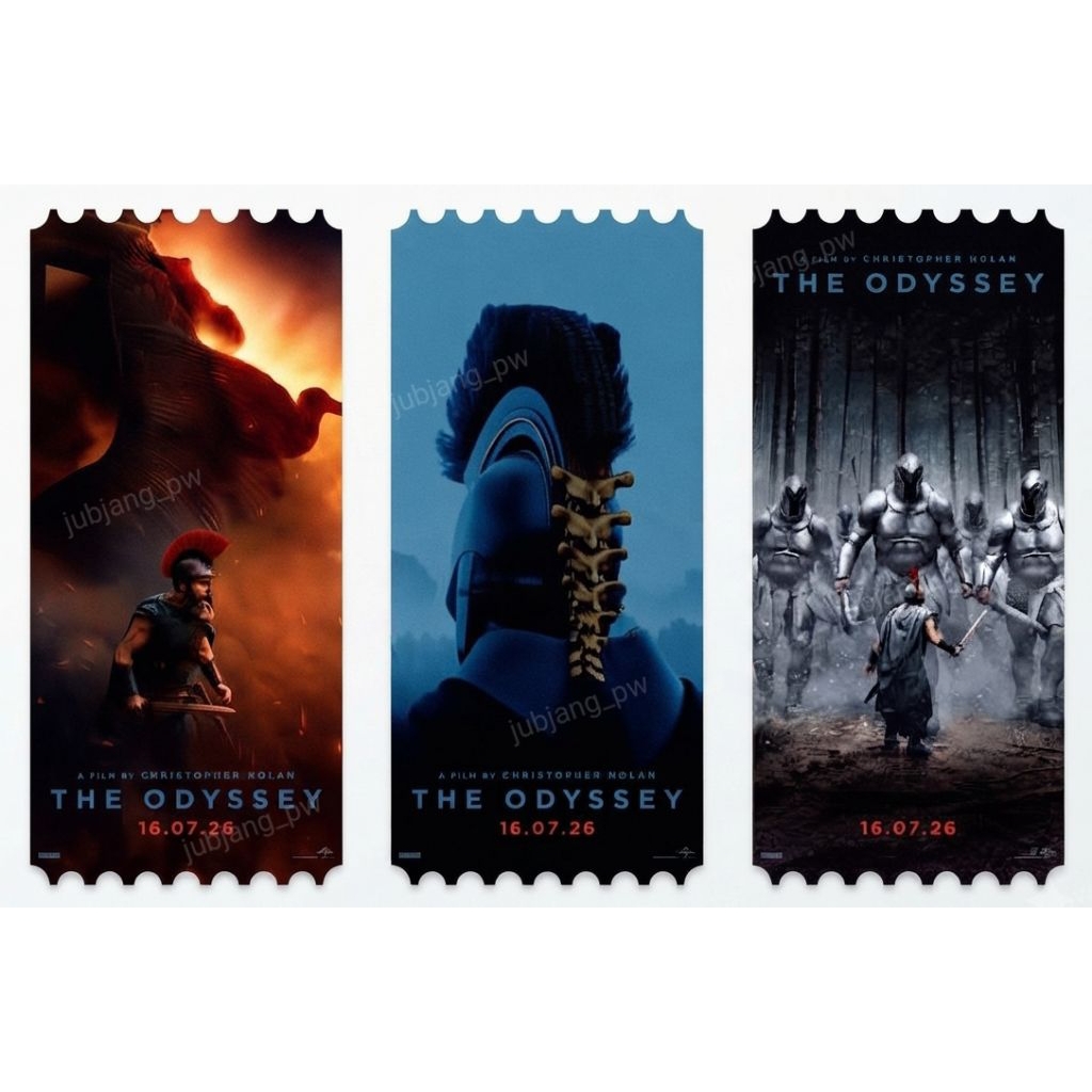 ตั๋ววิบวับ ตั๋วสะสม The Odyssey มหากาพย์โอดิสซี จาก SF Cinema Collectible Ticket Odyssey 2026 Christopher Nolan
