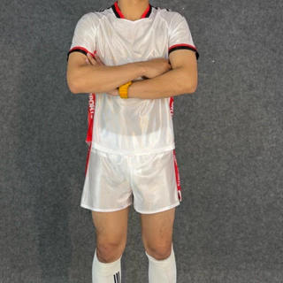 กางเกง_jAreo_ผ้าบางมันเงา_สีขาว_แถบแดง