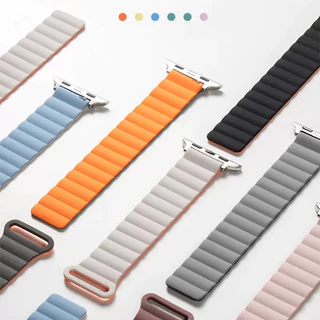 【สาย+ฟิล์ม】สายซิลิโคนแม่เหล็กสําหรับ Huawei Watch Fit3/Fit 4/Fit4 Pro/Fit 5/Fit 5 Pro สาย สร้อยข้อมือสายรัดข้อมือนาฬิกา