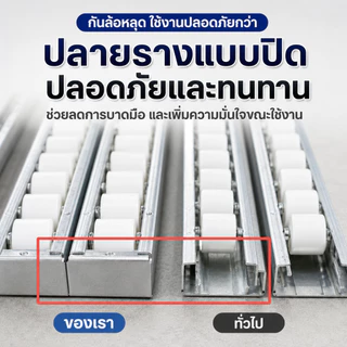 ราง ลูกกลิ้ง ขนย้าย ส่งสินค้า รางลูกกลิ้ง 6 เมตร 3/4/5 แถว สำหรับโรงงาน คลังสินค้า และรถบรรทุก