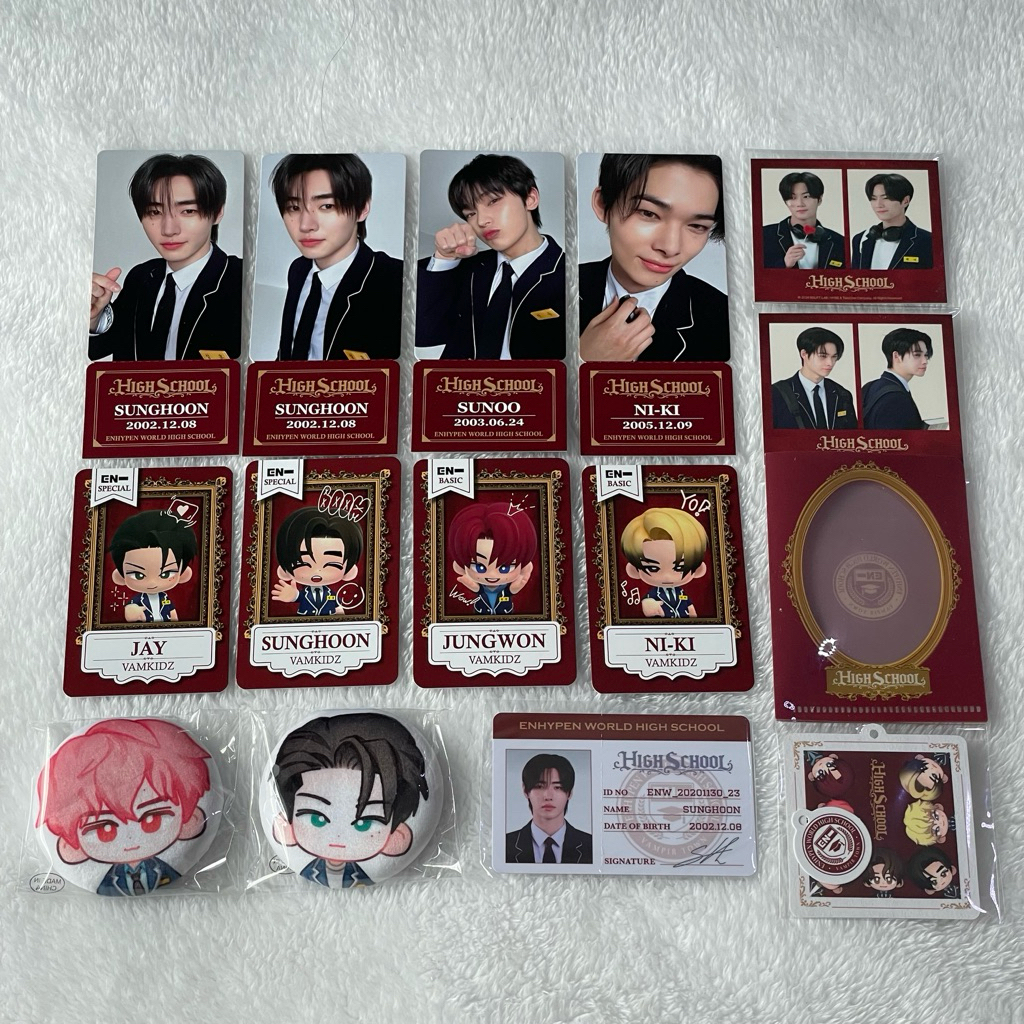 [ENHYPEN] พร้อมส่ง ENHYPEN WORLD COUPON CARD COLLECTION (HIGH SCHOOL ver.)