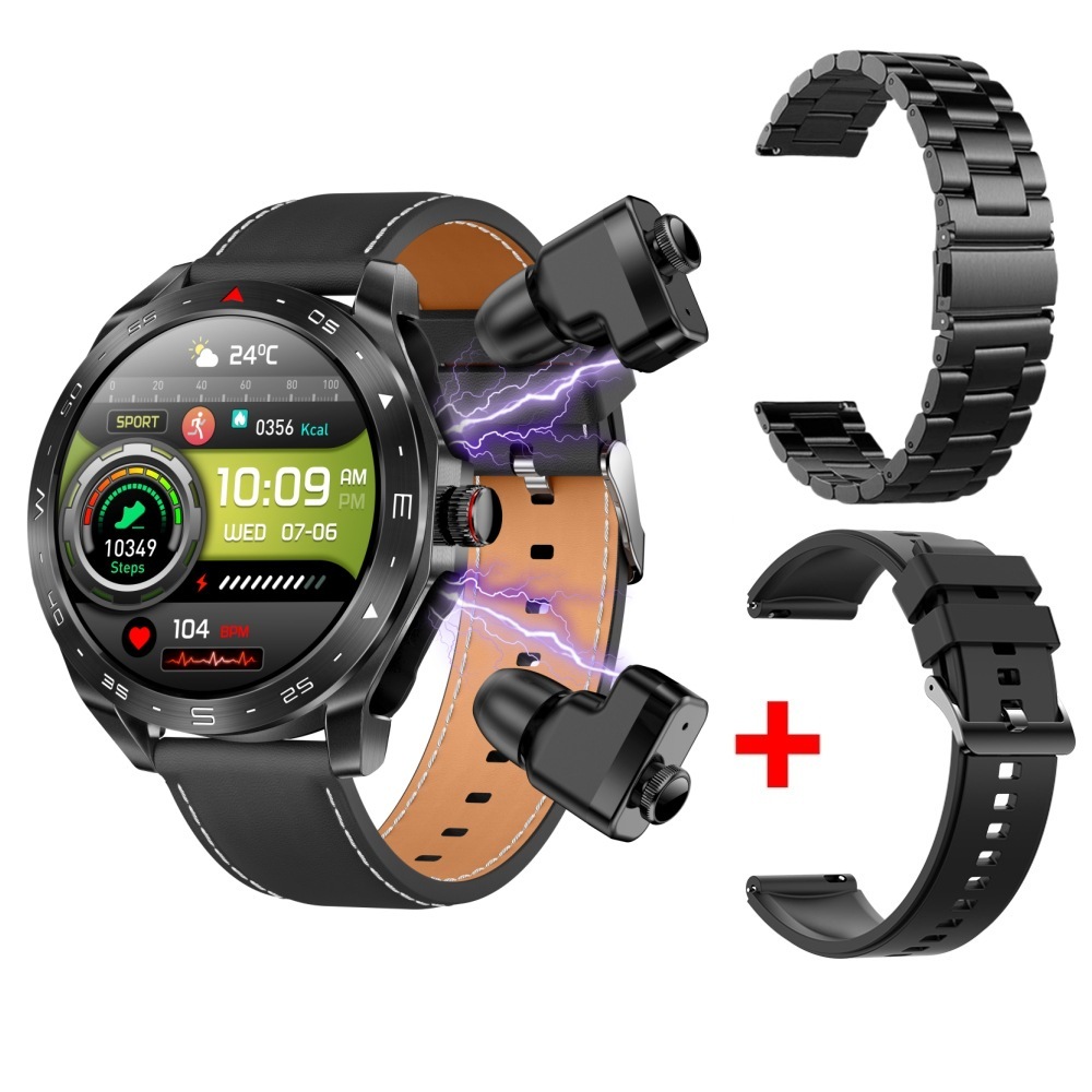 T95 สมาร์ทวอทช์ 2 in 1 มีหูฟัง TWS ในตัว จอ IPS 1.52 นิ๊ว โทรได้ 2 ทาง AI Voice สมาร์ทวอทช์จอใหญ่