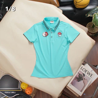 เสื้อยืดผู้หญิงแขนสั้นมีรายสีลายใสงาน เกรด A รุ่นมาใหม่สีมาใหม่
