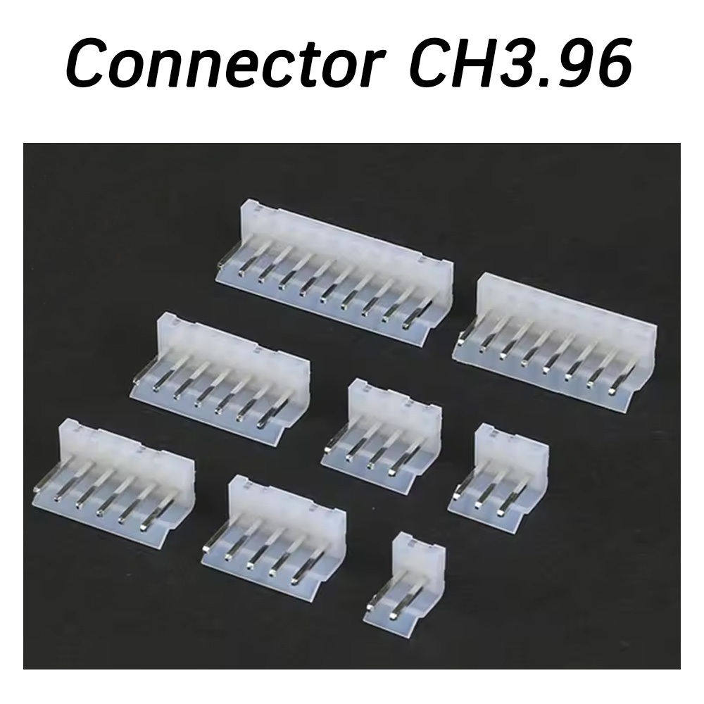 CH3.96 Connector 180 องศา 3.96 มม. เวเฟอร์ Pin Header 3.96-A ขาตรง Female Housing Header