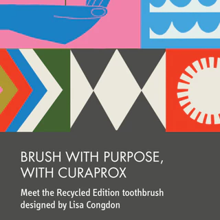 CURAPROX แปรงสีฟัน คูราพรอกซ์ รุ่น CS 5460 Recycled Edition สำหรับผู้ใหญ่ (จำหน่ายแบบคู่)