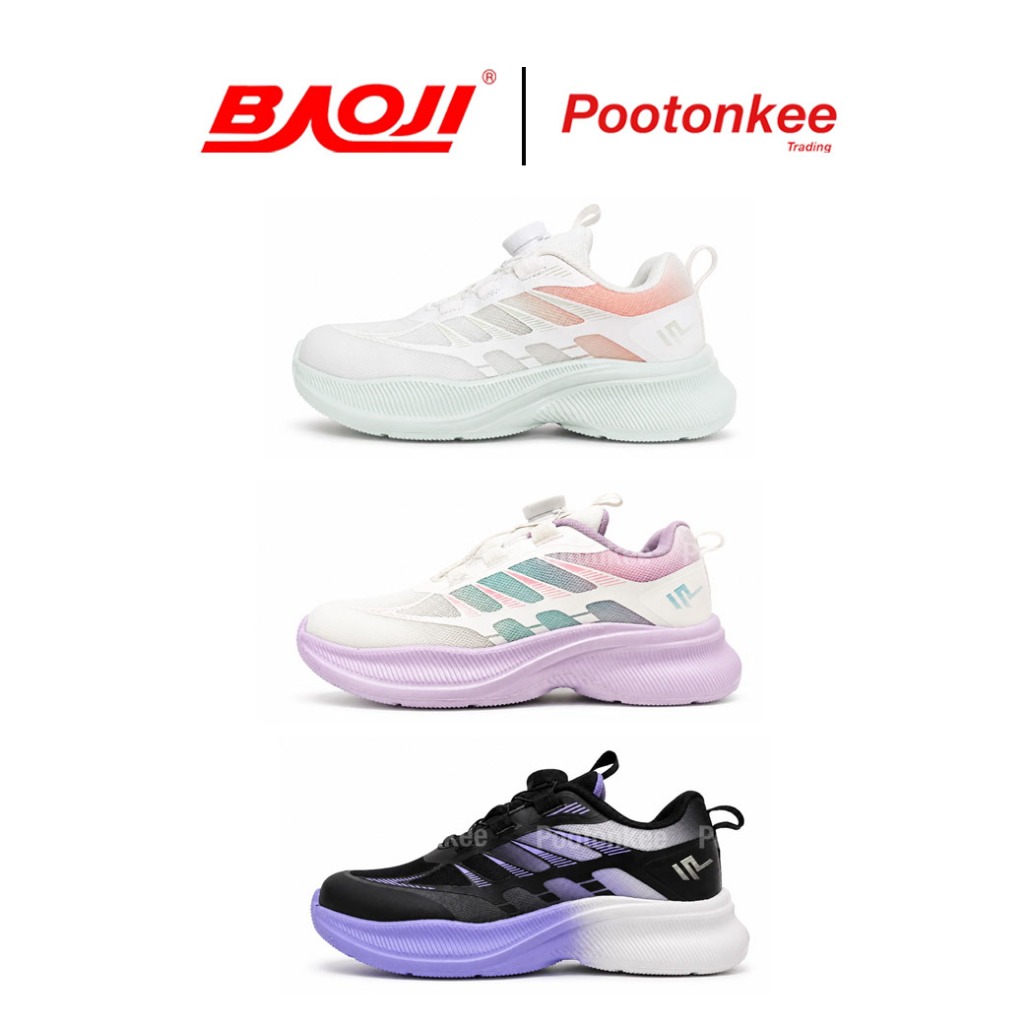 BAOJI Kid รุ่น BJK 141 บาโอจิ รองเท้าผ้าใบเด็ก ไซส์ 33-37