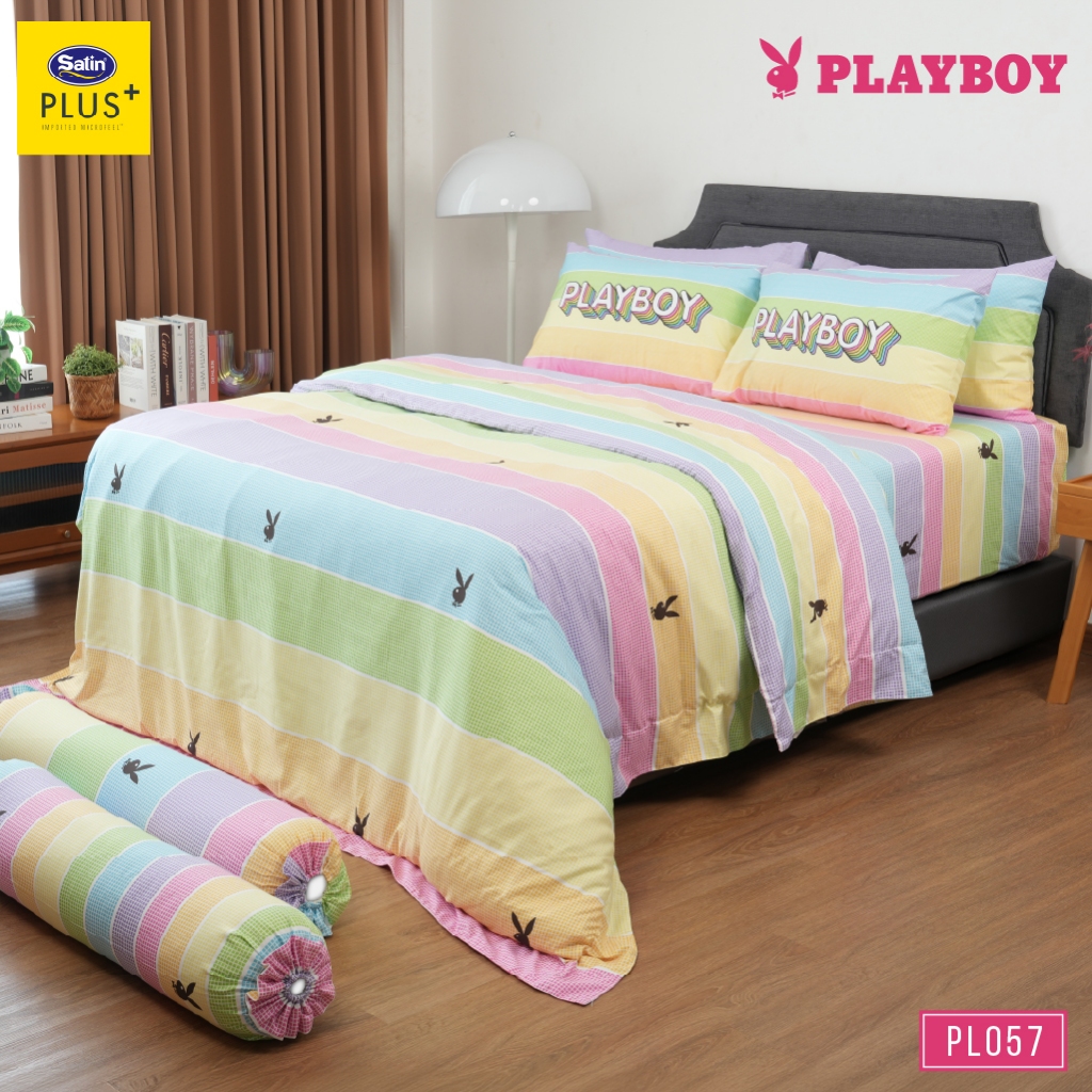 [New2026] Satin Plus ชุดผ้าปูที่นอน 3.5ฟุต 3ชิ้น + ผ้านวมขนาด60"x80"ลายลิขสิทธิ์ Sleep With Friends Collection