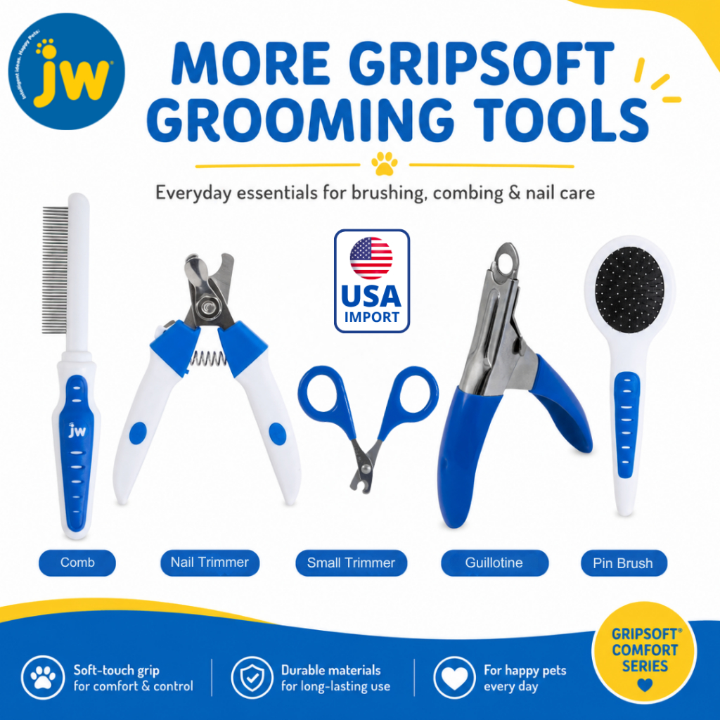 JW فرشاة سليكر GripSoft ناعمة للقطط — صورة 8