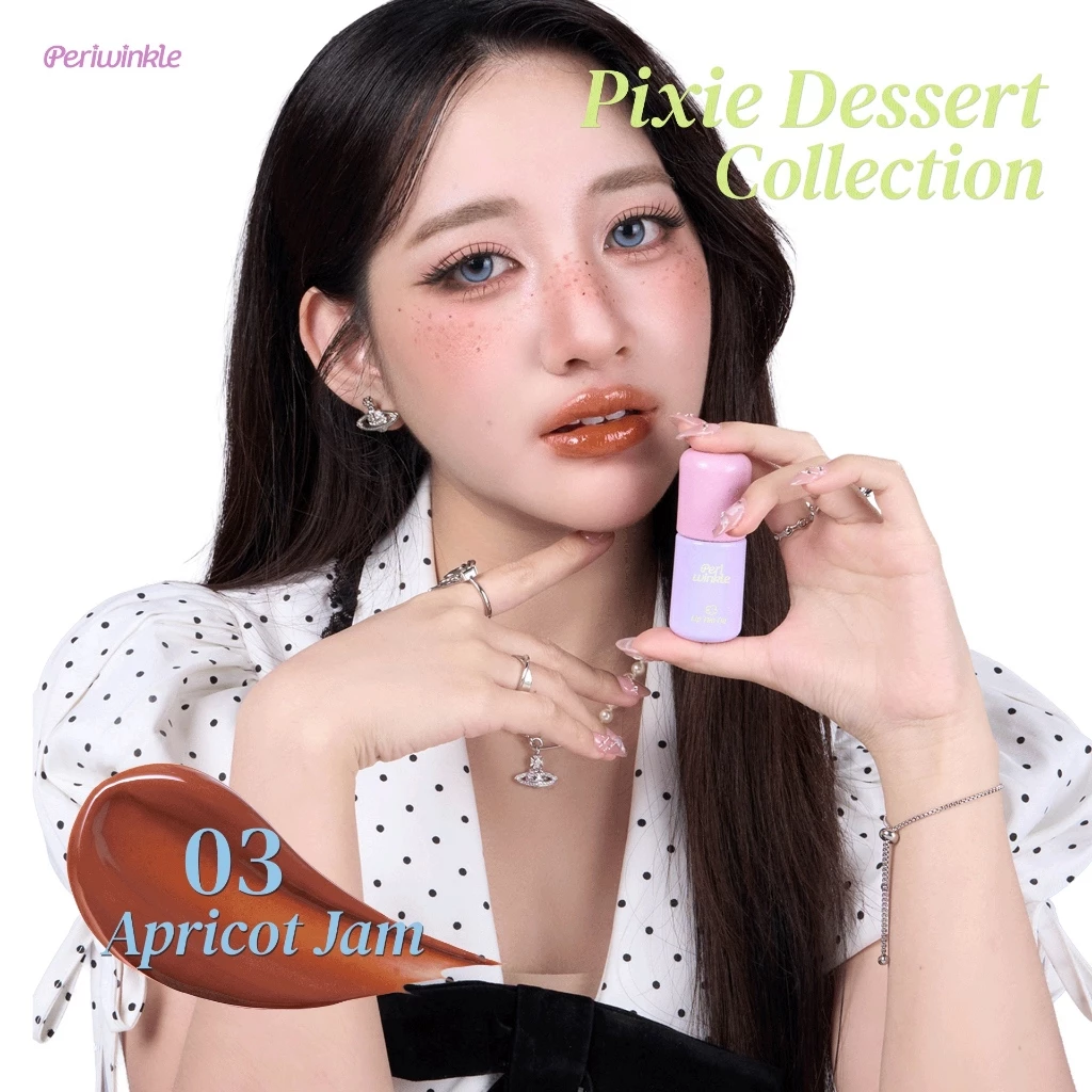 Periwinkle Lip Tint Oil - ลิปทินท์ออยล์ทิ้งสเตน ฉ่ำวาว ไม่เหนอะ l สี APRICOT JAM