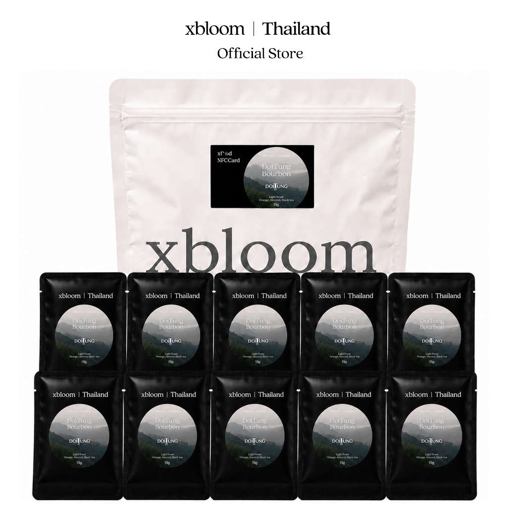 DoiTung Bourbon (10 Sachets) | เมล็ดกาแฟคั่วอ่อน Specialty Honey Process จากเมียนมา