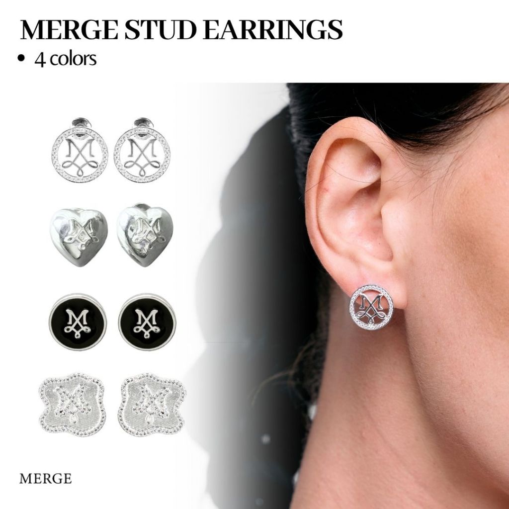 Merge Official - Merge Stud Earrings (พร้อมส่ง)