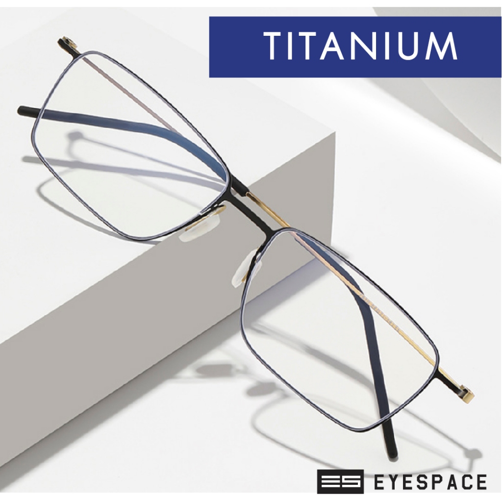 EYESPACE กรอบแว่น Titanium ตัดเลนส์ตามค่าสายตา FT037