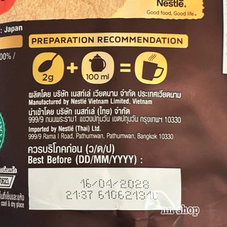 exp05/28ฉลากไทย NESCAFÉ Gold เนสกาแฟ โกลด์ กาแฟสำเร็จรูป ชนิดฟรีซดราย แบบถุง ขนาด 160กรัม