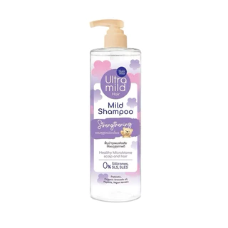 Babi Mild Ultra Mild Hair Shampoo 470ml แชมพูอ่อนโยน สูตรไม่มีซิลิโคน ดูแลหนังศีรษะและเส้นผม ผมนุ่มลื่น ลดชี้ฟู