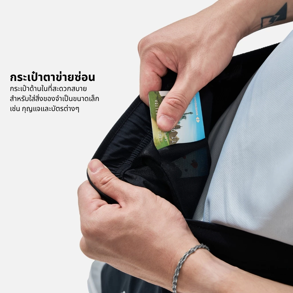 กางเกงกีฬาขาสั้นผู้ชาย Maxcool สําหรับวิ่ง ยิม Pickleball ระบายอากาศได้ดีและสะดวกสบาย Coolmate thumbnail 3