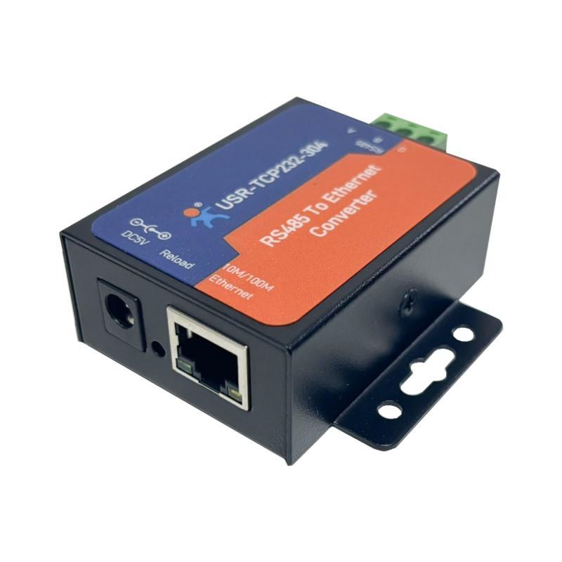 RS485 to Ethernet LAN (ควบคุมเซ็นเซอร์งานอุตสาหกรรม) With Modbus TCP Gateway รุ่น USR-TCP232-304