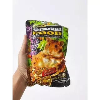บัดดี้ (Buddy) อาหารผสมสำเร็จรูปสำหรับหนูแฮมสเตอร์และหนูเจอร์บิล อุดมด้วยวิตามินและแร่ธาตุ 0.5 ปอนด์ Exp:11/2027