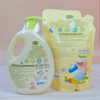 Enfant อองฟองต์ น้ำยาล้างขวดนม ผลิตภัณฑ์ทำความสะอาดจุกนมและขวดนมสูตร Organic Tea Tree Oil