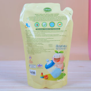 Enfant อองฟองต์ น้ำยาล้างขวดนม ผลิตภัณฑ์ทำความสะอาดจุกนมและขวดนมสูตร Organic Tea Tree Oil