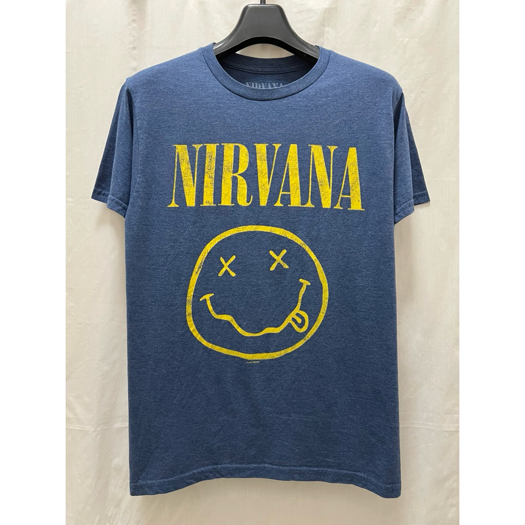 เสื้อวง Nirvana เสื้อยืดมือสอง ของแท้100%