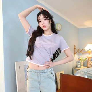 JARINYA (S-XL) เสื้อยืดแขนสั้นทูโทนสกรีน Dream Express