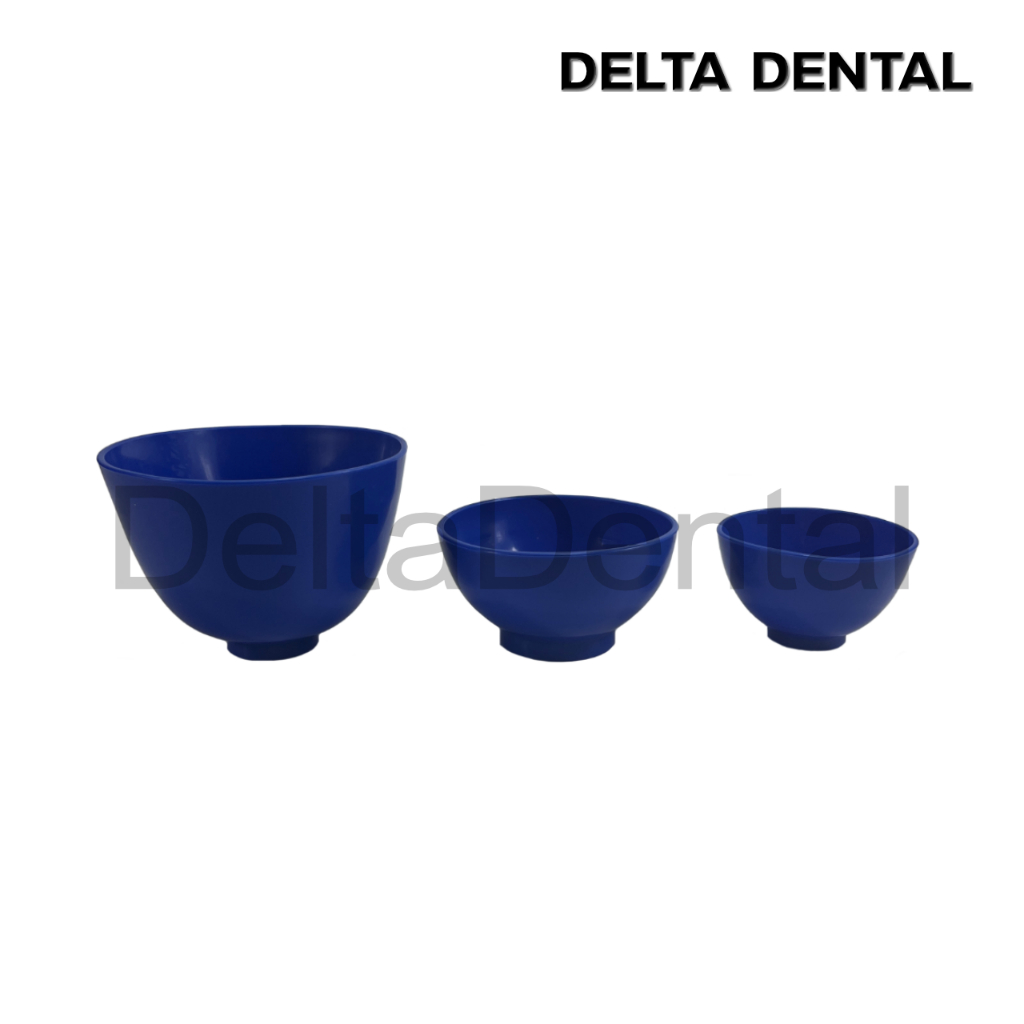 [พร้อมส่งในประเทศ] Dental Soft Silicone MIxing Bowl ถ้วยผสมซิลิโคลน แบบนิ่ม