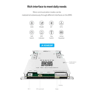 JIKONG JKBMS 40A 8-24S 24-72V Active Balance บอร์ดป้องกันแบตเตอรี่ลิเธียม Li-ion LiFePO₄ LTO ระบบจัดเก็บพลังงานภายในบ้าน