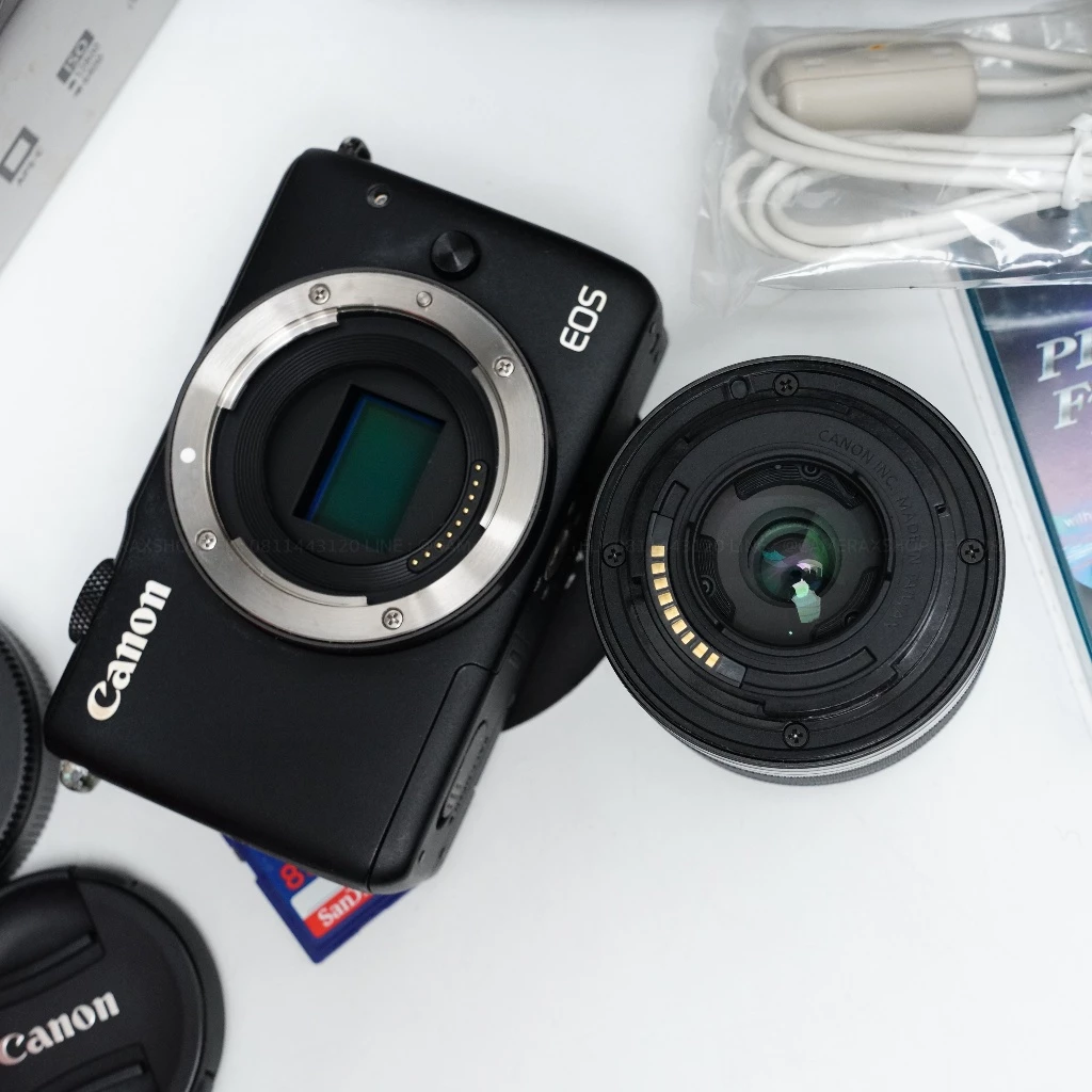 Canon M10 อดีตประกันศูนย์ สภาพดี มีกล่อง ของแถมเพียบ thumbnail 3
