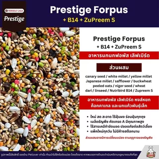 (5KG/10KG) Prestige Forpus x B14 x Zupreem S อาหารนกฟอพัส เลิฟเบิร์ด หงส์หยก ค็อกคาเทล และนกแก้วพันธุ์เล็ก