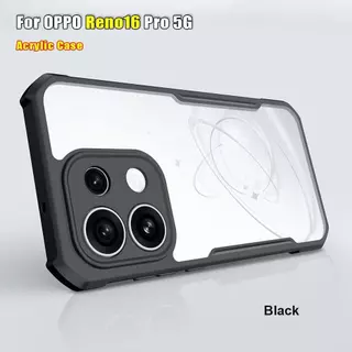HHL เคส หลังใส สำหรับ Oppo Reno16F Reno16 Pro กันกระแทก เคสใส