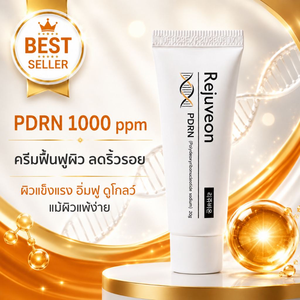 Rejuveon PDRN 1000 Plus Cream /PDRN Cream/PDRNExosome ครีมเกาหลี ครีมฟื้นฟูผิวลดริ้วรอยอายุ35+แห้งหลังเลเซอร์ ผิวแพ้ง่าย