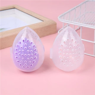 Protable Plastic Cosmetics Sponge Holder Makeup Blender Puff Storage Case/ Transparent Empty Cosmetic Egg Drying Box
