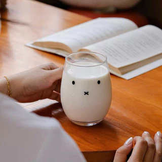 แก้ว miffy มิฟฟี่ กระต่ายน่ารัก แก้วใส่กาแฟ มัทฉะ วัสดุแก้ว