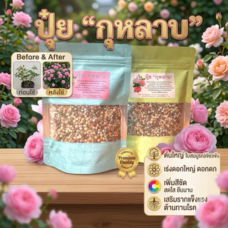 ปุ๋ยสูตรพิเศษ บำรุงกุหลาบ ไม้ดอก ไม้ประดับทุกชนิด บำรุงต้นดอกใบและราก