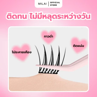 【Milai】ขนตาปลอมกาวในตัว กาวแน่นติดทน รุ่นแมส ทรงสวย ธรรมชาติ เหมาะสำหรับมือใหม่