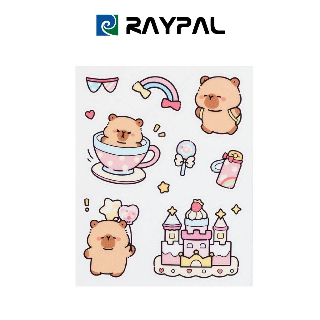 [ของแถมฟรี]สติกเกอร์ใสลายการ์ตูนน่ารัก สไตล์อินสตาแกรม คุณภาพสูง สำหรับตกแต่ง DIY ลวดลายเล็ก ๆ กันน้ำ