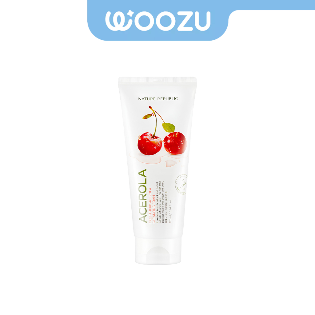 NATURE REPUBLIC Fresh Herb Acerola Cleansing Foam 170ml