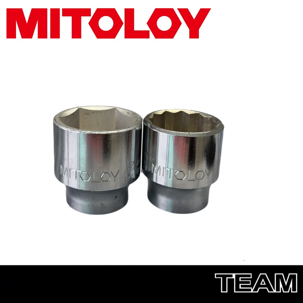 Mitoloy 1/2" 12 เหลี่ยม #26 ลูกบ๊อกซ์สั้น ขนาดแกน 3/4 นิ้ว