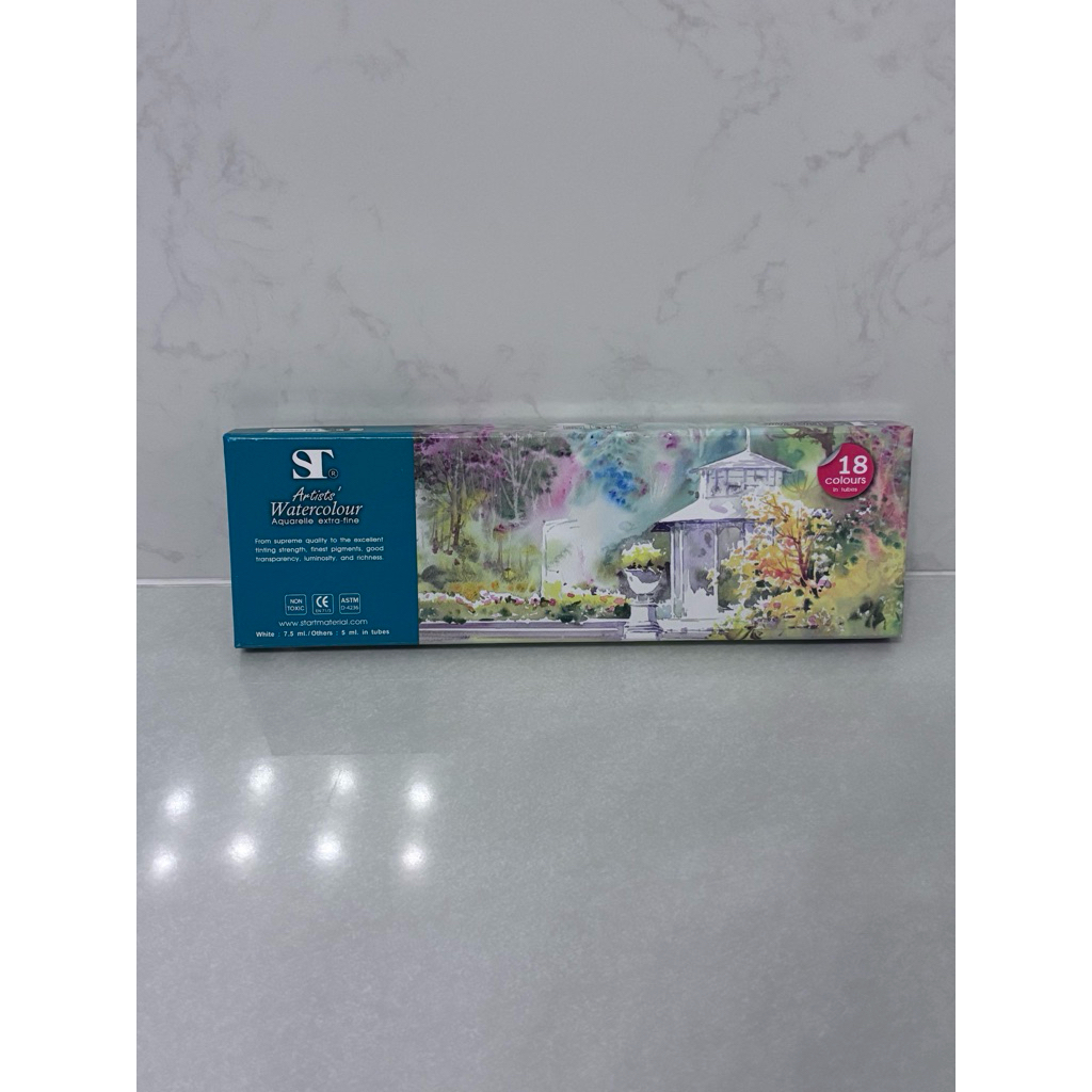 ST Artists' Watercolor Aquarelle extra-fine 18 colors | สีน้ำ ST Artists' Watercolour Aquarelle Extr