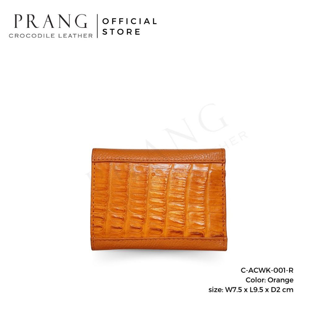 Prang Crocodile Leather Key Holder Key Wallet รูปที่ 3