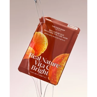 (1แผ่น) THE FACE SHOP REAL NATURE PLUS GEL MASK มาส์กเจลลี่ แนบสนิทผิว อ่อนโยน ผิวแลดูอิ่มฟู ฉ่ำน้ำ และสุขภาพดี