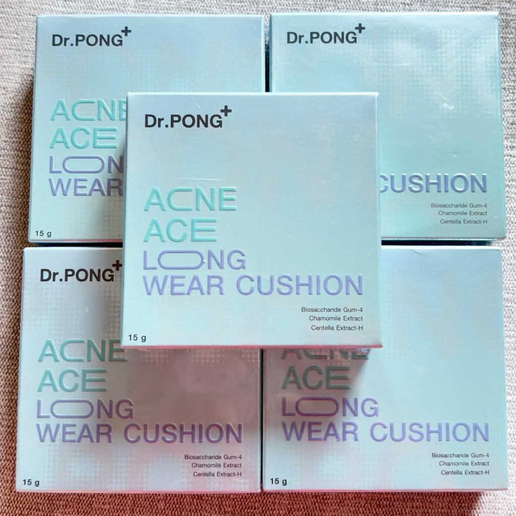 คุชชั่น Dr.Pong (Dr.PONG+ Acne Ace Longwear Cushion) สี03 15g ของแท้100%