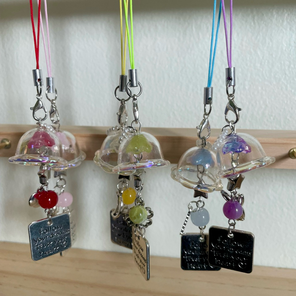[Handmade] Jellyfish Keychain พวงกุญแจแมงกะพรุน